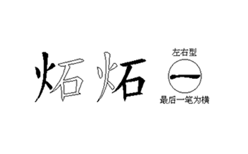 炻的五笔拆分图解