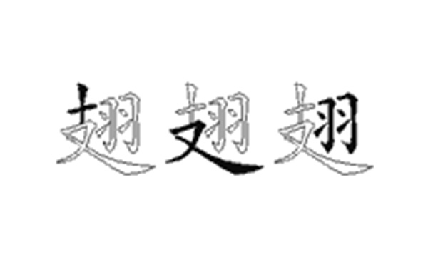 翅的五笔拆分图解