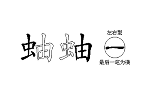 蚰的五笔拆分图解