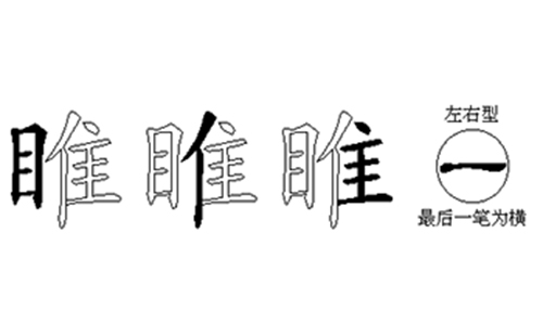 睢的五笔拆分图解