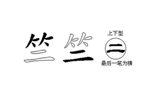 竺的五笔拆分图解