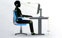 打字时身体的正确姿势(专家的理想姿势)