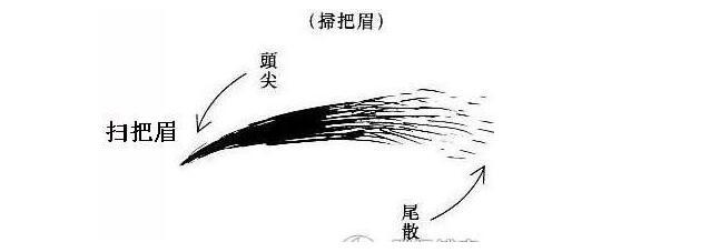 扫把眉的男人命运