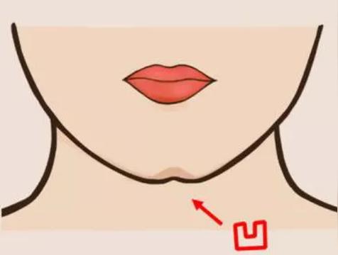 苹果下巴的女人面相(美人沟)