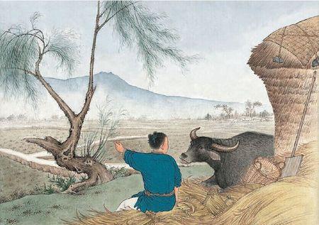 坟前环抱水，子孙出贵人