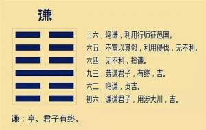 谦卦预示着什么（谦卦详解）