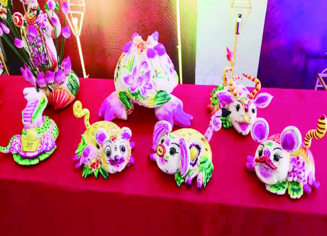 民间面塑所用的基本材料是