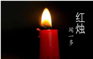 闻一多的《红烛》赏析，红烛表达了诗人怎样的情感