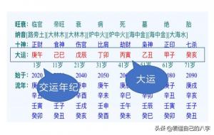 八字与大运的关系与作用