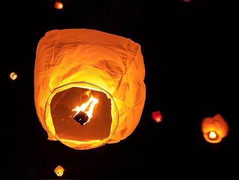 孔明灯什么节日放的(元宵节 中秋节)