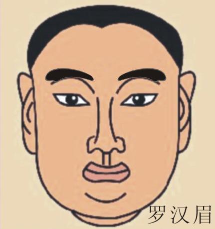 罗汉眉的男人面相