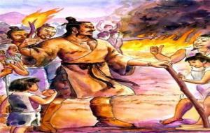 燧人氏钻木取火故事