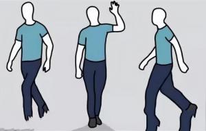 从走路姿势看性格