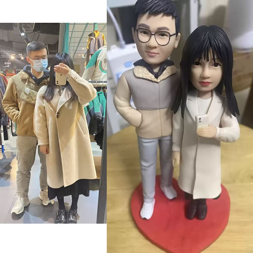 高仿真人软陶人偶定制