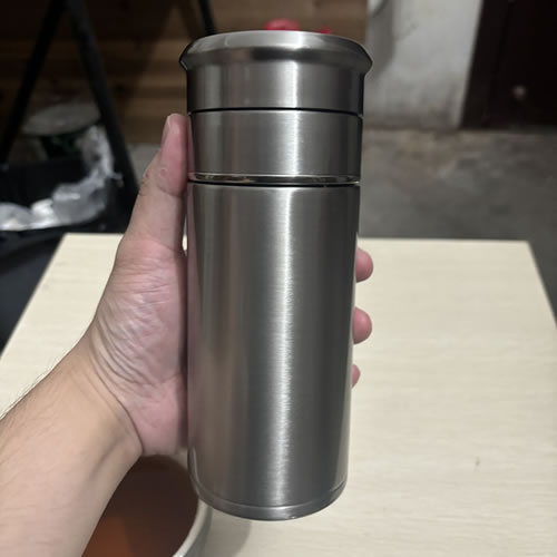 便携茶水分离316不锈钢保温杯